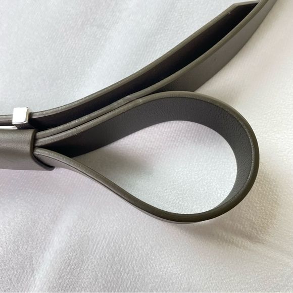 BALENCIAGA Designer Authentic Genuine Leather Olive Women’s Belt Size 100 - Picture 14 of 15